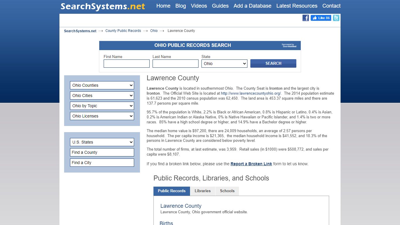 Lawrence County Criminal and Public Records